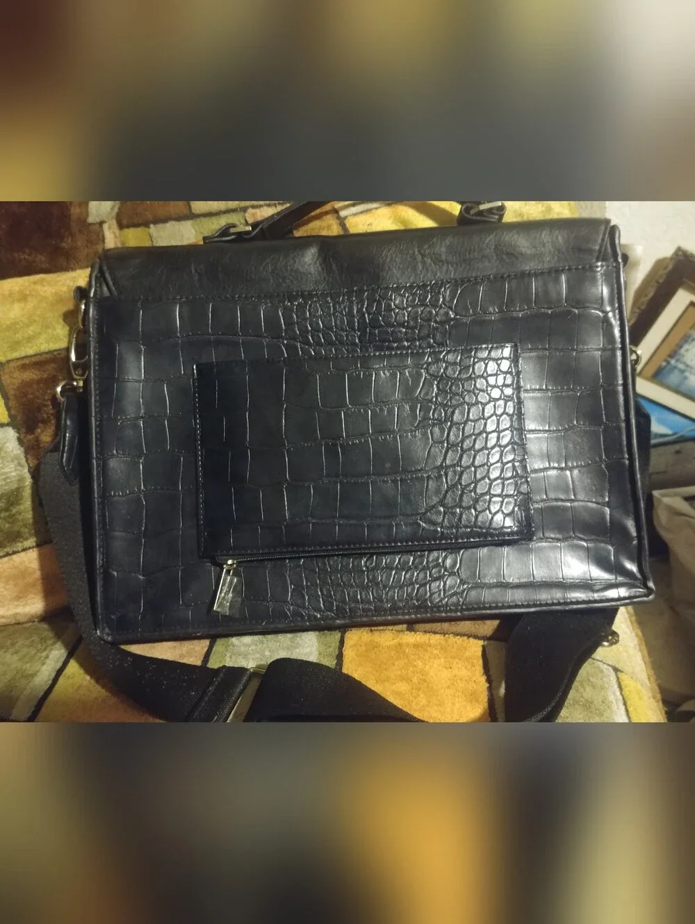 Beis Laptop Leather Bag